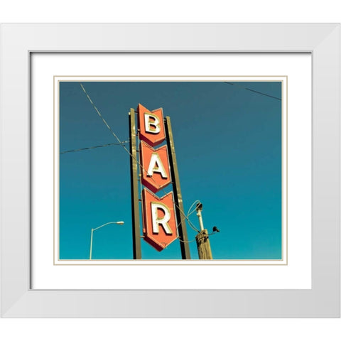 Vintage Retail III White Modern Wood Framed Art Print with Double Matting by Recapturist