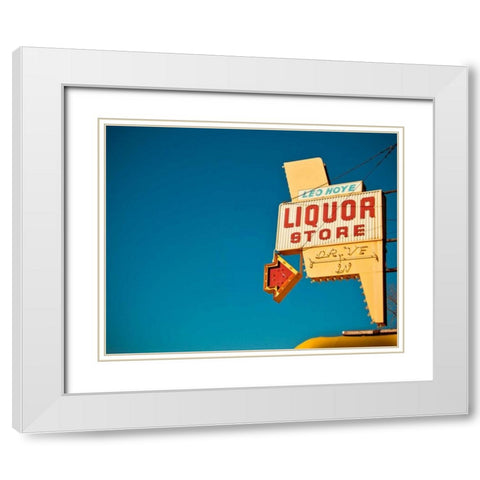 Vintage Retail IV White Modern Wood Framed Art Print with Double Matting by Recapturist