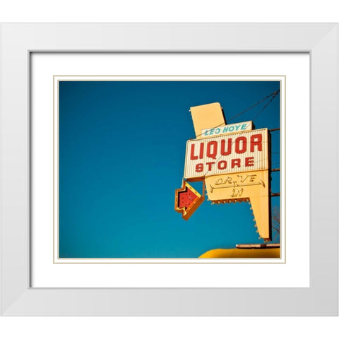 Vintage Retail IV White Modern Wood Framed Art Print with Double Matting by Recapturist