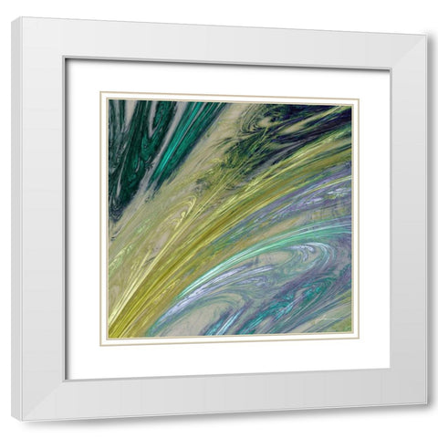 Altitude I White Modern Wood Framed Art Print with Double Matting by Burghardt, James