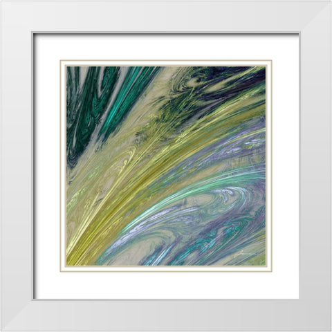 Altitude I White Modern Wood Framed Art Print with Double Matting by Burghardt, James