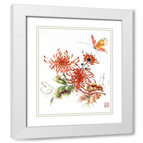The Light Touch II White Modern Wood Framed Art Print with Double Matting by Parker, Nan Rae