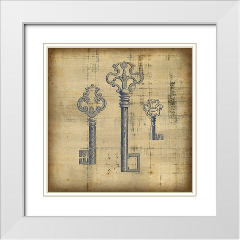 Antique Appraisal VII White Modern Wood Framed Art Print with Double Matting by Vision Studio
