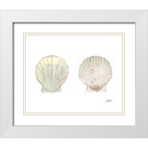 Tidal Treasure IV White Modern Wood Framed Art Print with Double Matting by Ludwig, Alicia