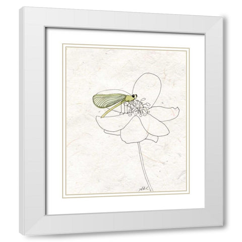 Summer Chorus II White Modern Wood Framed Art Print with Double Matting by Ludwig, Alicia