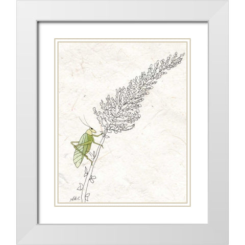 Summer Chorus III White Modern Wood Framed Art Print with Double Matting by Ludwig, Alicia