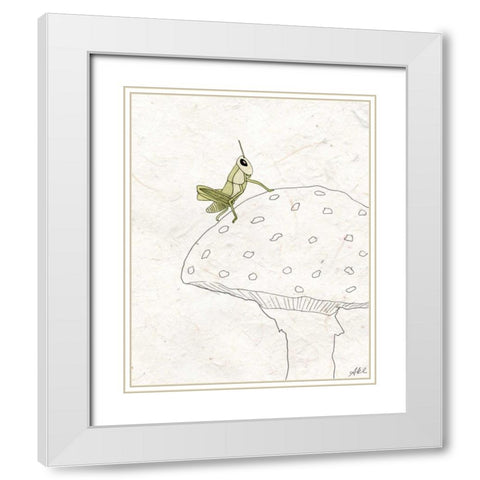 Summer Chorus IV White Modern Wood Framed Art Print with Double Matting by Ludwig, Alicia