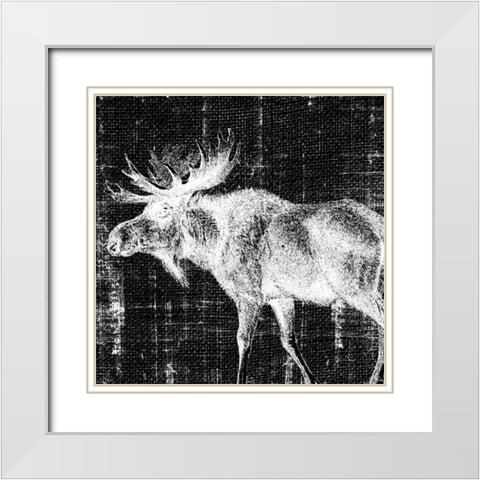 Northwest Territory IV White Modern Wood Framed Art Print with Double Matting by Vision Studio