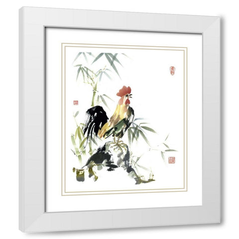 Early Morning White Modern Wood Framed Art Print with Double Matting by Parker, Nan Rae