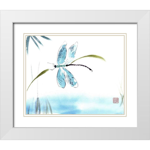 The Light Touch White Modern Wood Framed Art Print with Double Matting by Parker, Nan Rae
