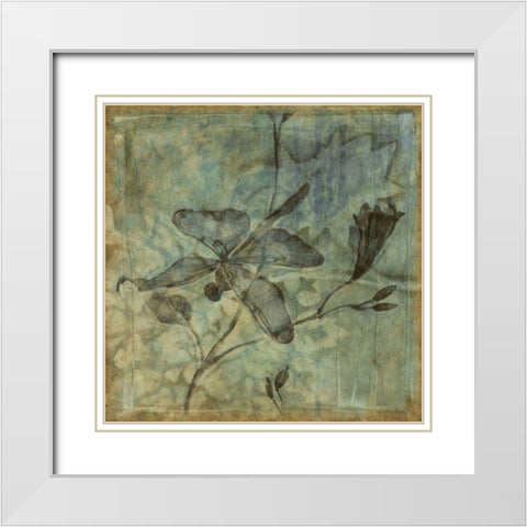 Small Ethereal Wings I White Modern Wood Framed Art Print with Double Matting by Goldberger, Jennifer