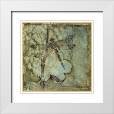 Small Ethereal Wings III White Modern Wood Framed Art Print with Double Matting by Goldberger, Jennifer