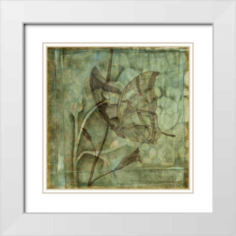 Small Ethereal Wings V White Modern Wood Framed Art Print with Double Matting by Goldberger, Jennifer