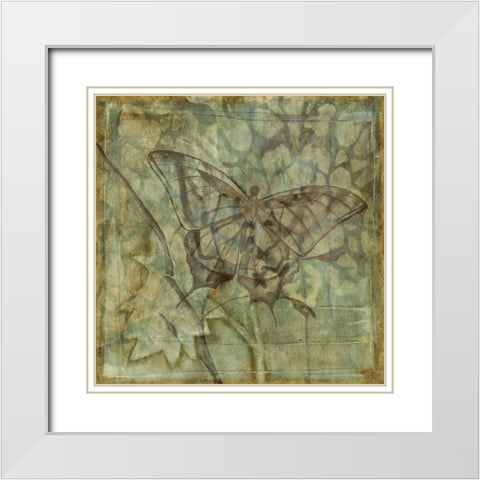 Small Ethereal Wings VI White Modern Wood Framed Art Print with Double Matting by Goldberger, Jennifer