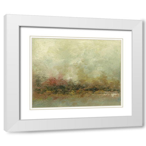 Wander II White Modern Wood Framed Art Print with Double Matting by Gordon|Sharon