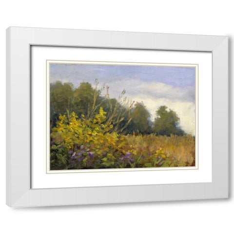 Big Tree Farm White Modern Wood Framed Art Print with Double Matting by Weber, Mary Jean