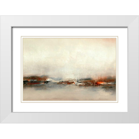 Le Havre I White Modern Wood Framed Art Print with Double Matting by Gordon, Sharon