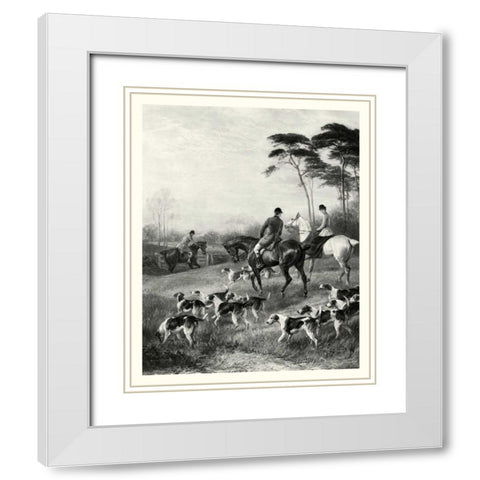 Homewards White Modern Wood Framed Art Print with Double Matting by Lucas, Arthur