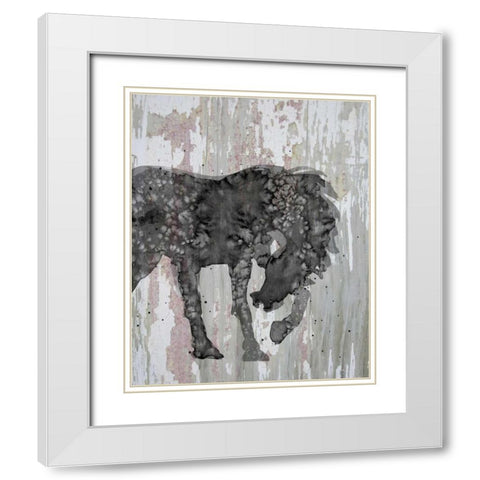 Unbridled I White Modern Wood Framed Art Print with Double Matting by Ludwig, Alicia