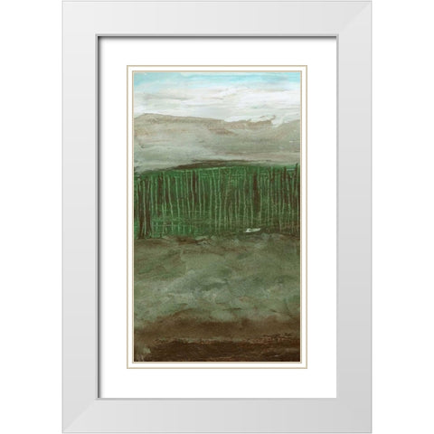 Forest for the Trees I White Modern Wood Framed Art Print with Double Matting by Ludwig, Alicia