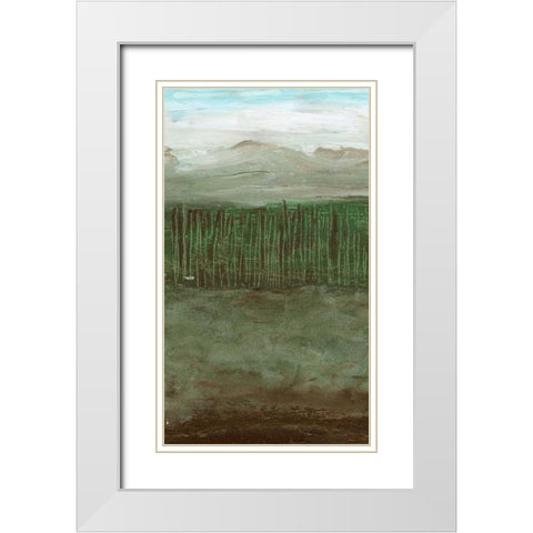 Forest for the Trees II White Modern Wood Framed Art Print with Double Matting by Ludwig, Alicia