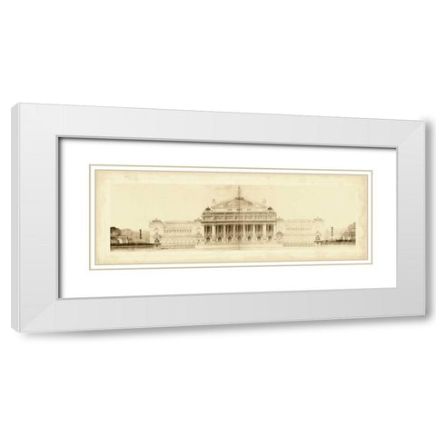 Les Grand Prix de Rome II White Modern Wood Framed Art Print with Double Matting by Le Deley