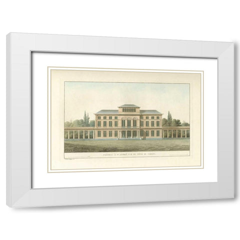 Architectural Rendering I White Modern Wood Framed Art Print with Double Matting by Vision Studio