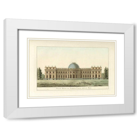 Architectural Rendering III White Modern Wood Framed Art Print with Double Matting by Vision Studio