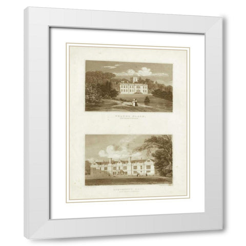 Jones Views II White Modern Wood Framed Art Print with Double Matting by Neale, J.P.