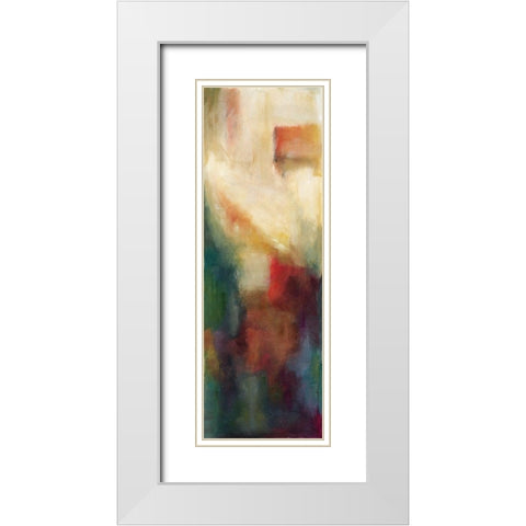 Generous Prose II White Modern Wood Framed Art Print with Double Matting by Zarris, Chariklia