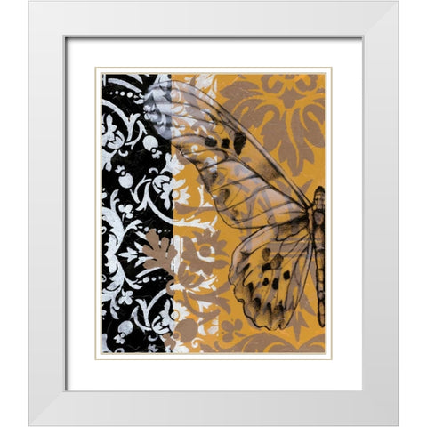 Jarmans Dress I White Modern Wood Framed Art Print with Double Matting by Goldberger, Jennifer