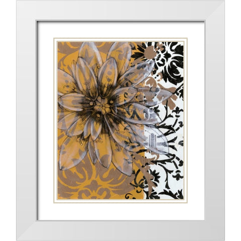 Jarmans Dress II White Modern Wood Framed Art Print with Double Matting by Goldberger, Jennifer