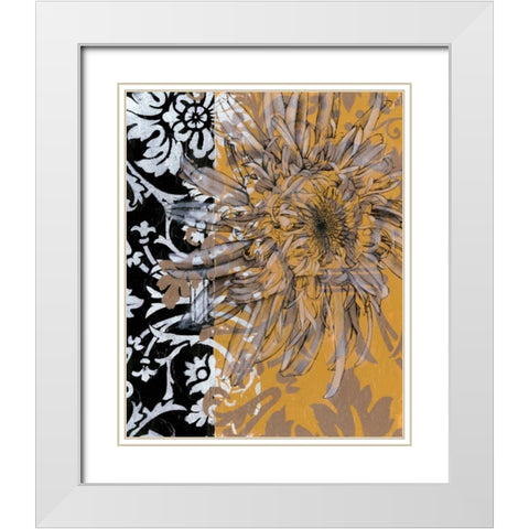 Jarmans Dress III White Modern Wood Framed Art Print with Double Matting by Goldberger, Jennifer