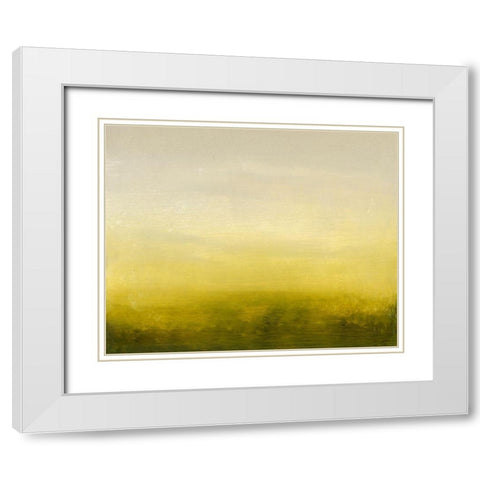 Low Country I White Modern Wood Framed Art Print with Double Matting by Gordon, Sharon
