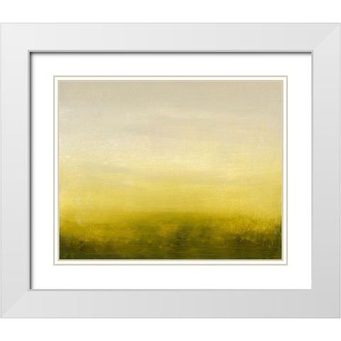 Low Country I White Modern Wood Framed Art Print with Double Matting by Gordon, Sharon