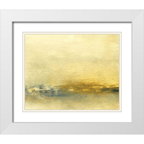 Low Country III White Modern Wood Framed Art Print with Double Matting by Gordon, Sharon