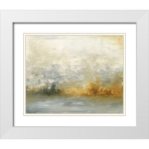 Low Country IV White Modern Wood Framed Art Print with Double Matting by Gordon, Sharon