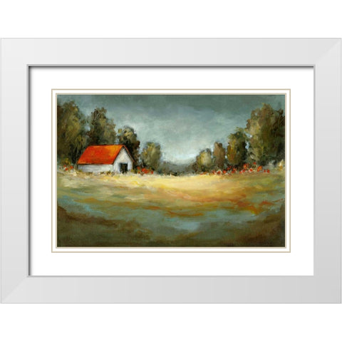 Forgotten Memories White Modern Wood Framed Art Print with Double Matting by Long, Christina