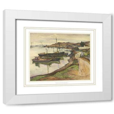 European Sketchbook II White Modern Wood Framed Art Print with Double Matting by Abdy, Rowena Meeks