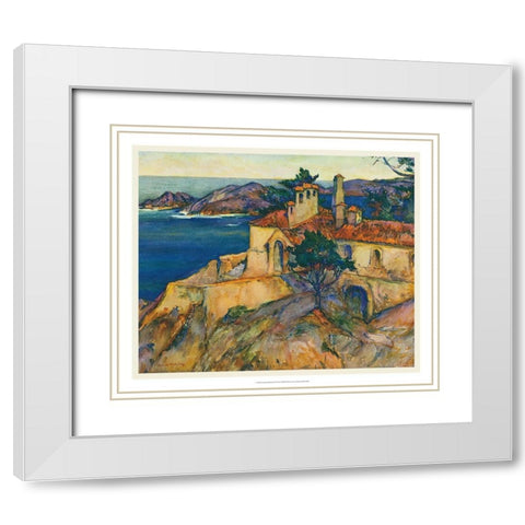 European Sketchbook IV White Modern Wood Framed Art Print with Double Matting by Abdy, Rowena Meeks