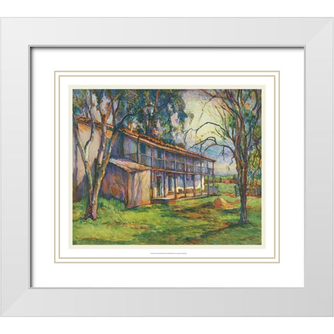 European Sketchbook VI White Modern Wood Framed Art Print with Double Matting by Abdy, Rowena Meeks