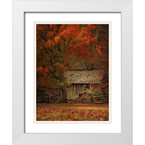 The Mill White Modern Wood Framed Art Print with Double Matting by Head, Danny