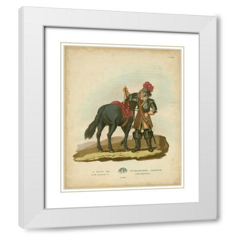 Men in Armour VI White Modern Wood Framed Art Print with Double Matting by Meyrick