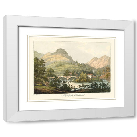 English Countryside III White Modern Wood Framed Art Print with Double Matting by Wilkenson, Joseph