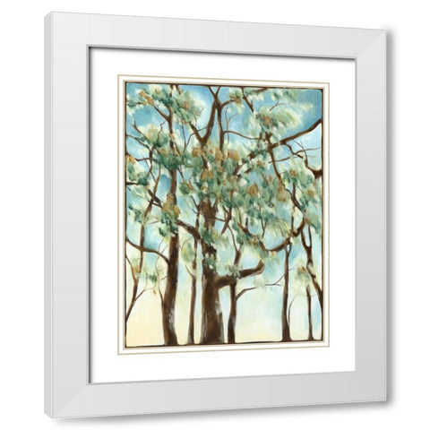 Shenandoah Sunrise I White Modern Wood Framed Art Print with Double Matting by Meagher, Megan
