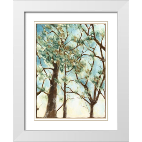 Shenandoah Sunrise II White Modern Wood Framed Art Print with Double Matting by Meagher, Megan
