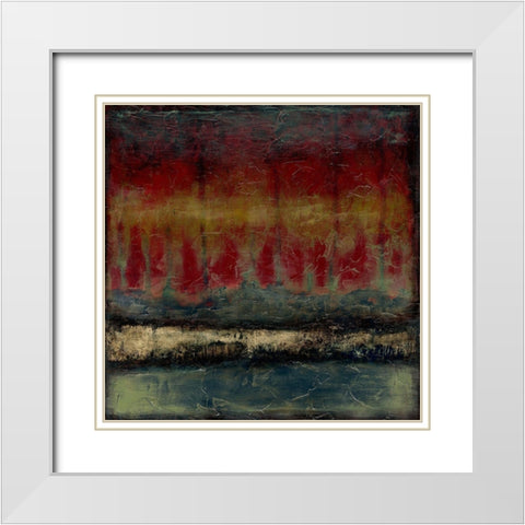 Moonlit Forest I White Modern Wood Framed Art Print with Double Matting by Goldberger, Jennifer