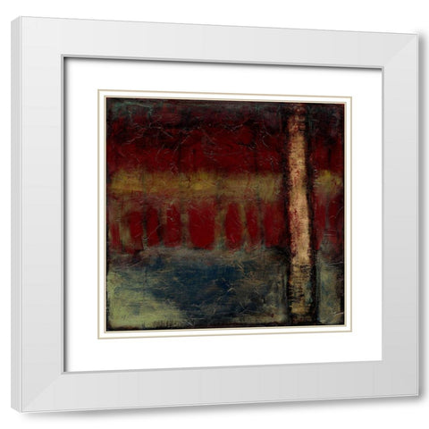 Moonlit Forest III White Modern Wood Framed Art Print with Double Matting by Goldberger, Jennifer