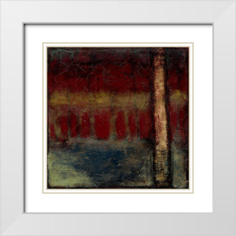 Moonlit Forest III White Modern Wood Framed Art Print with Double Matting by Goldberger, Jennifer