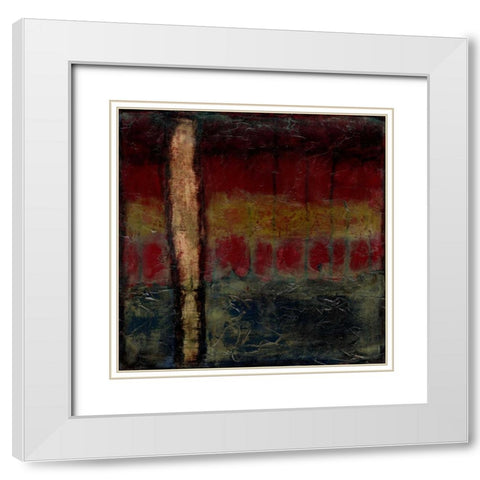 Moonlit Forest IV White Modern Wood Framed Art Print with Double Matting by Goldberger, Jennifer